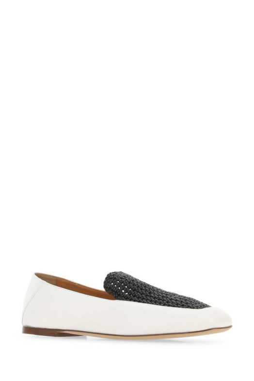 Two-tone leather Olene loafers CHLOE (CHC23S805CC)