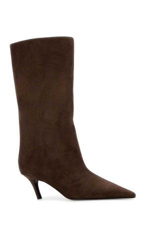 Brown suede Fiona boots AMINA MUADDI (FIONABOOT)