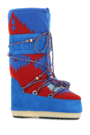 Multicolor suede and fabric boots ALANUI (LMIE001F22KNI001)