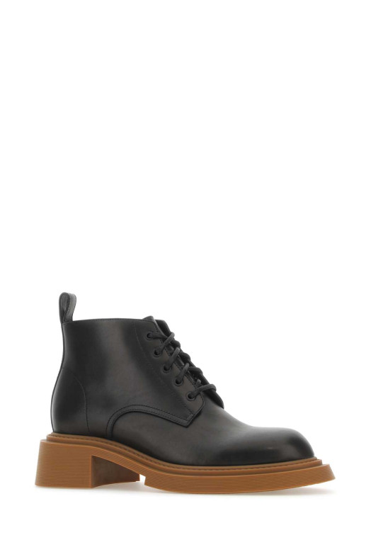 Black leather ankle boots Black LOEWE (M816285X69)