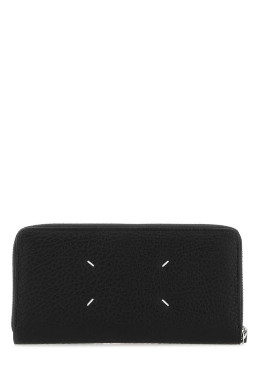Black leather wallet MAISON MARGIELA (S56UI0110P4455)