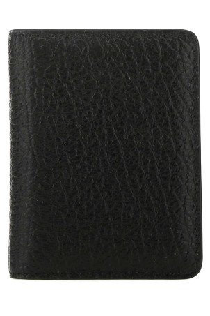 Black leather card holder MAISON MARGIELA (S56UI0128P4455)