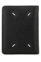 Black leather card holder MAISON MARGIELA (S56UI0128P4455)
