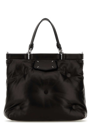 Black leather handbag MAISON MARGIELA (S56WD0133P8840)