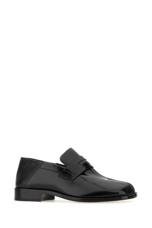Black leather Tabi loafers MAISON MARGIELA (S57WR0117P3827)