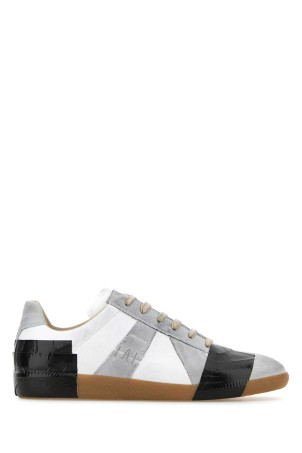 Multicolor suede and leather Replica sneakers MAISON MARGIELA (S57WS0524P7569)