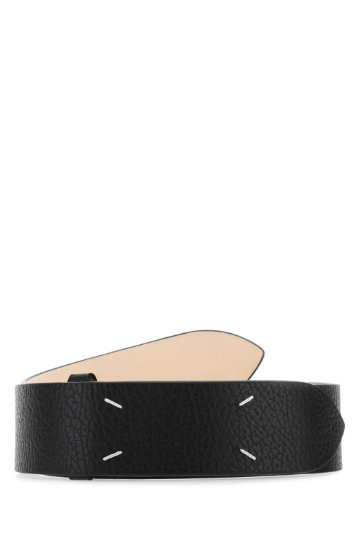 Black leather belt MAISON MARGIELA (SA1TP0006P4455)