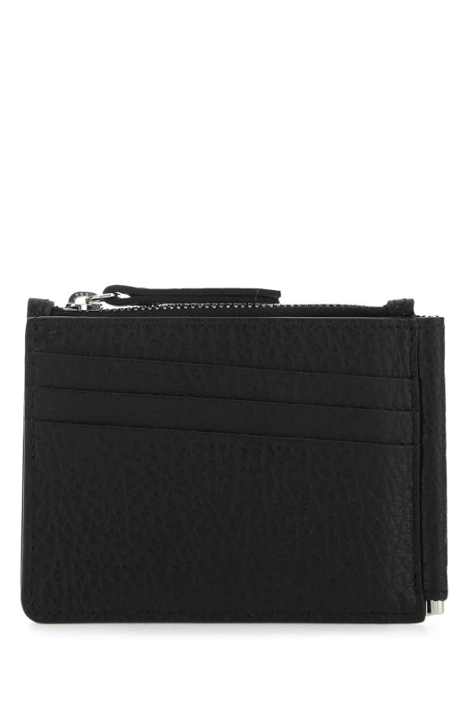 Black leather card holder MAISON MARGIELA (SA1UI0022P4455)