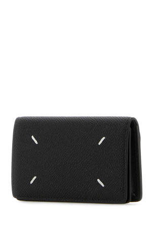 Black leather card holder MAISON MARGIELA (SA3VX0005P4745)