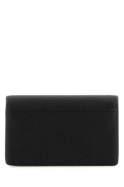 Black leather card holder MAISON MARGIELA (SA3VX0005P4745)