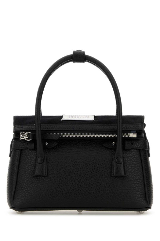 Black leather handbag MAISON MARGIELA (SB1WD0034P4348)
