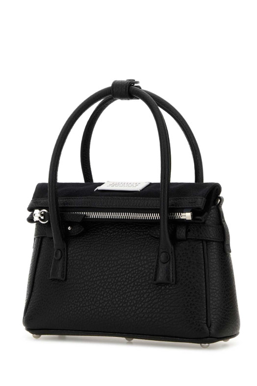 Black leather handbag MAISON MARGIELA (SB1WD0034P4348)