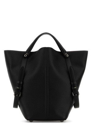 Black leather bucket bag MAISON MARGIELA (SB1WD0039P7268)