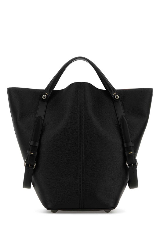 Black leather bucket bag MAISON MARGIELA (SB1WD0039P7268)