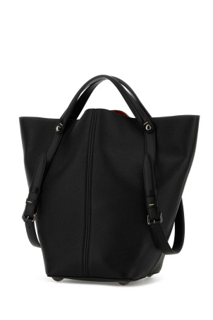 Black leather bucket bag MAISON MARGIELA (SB1WD0039P7268)