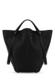 Black leather bucket bag MAISON MARGIELA (SB1WD0039P7268)