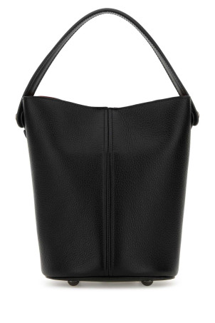 Black leather bucket bag MAISON MARGIELA (SB2WG0022P7268)
