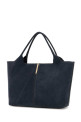 Navy blue suede shopping bag TOD'S (XBWEBRA0250XBL)