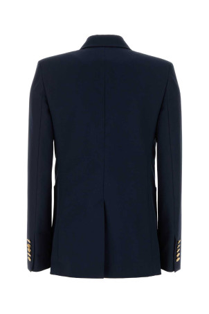 Navy blue cotton blazer GUCCI (818203Z7AJZ)