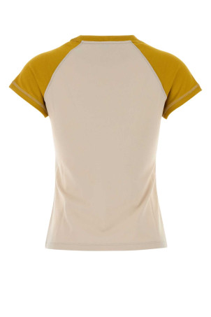 Sand stretch cotton blend t-shirt LOEWE (S540Y22X76)