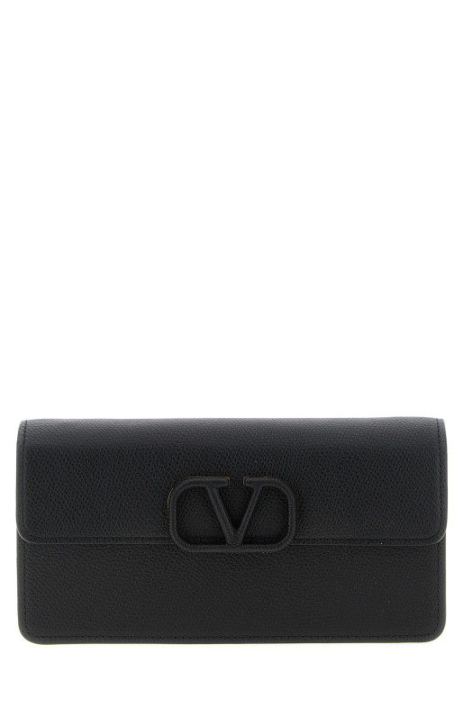 Кошелек на цепочке Valentino Garavani VLogo Signature Black W0P0S93RQR0NO