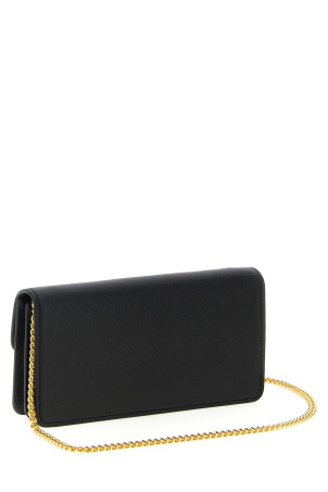 Wallet on chain Valentino Garavani VLogo Signature Black