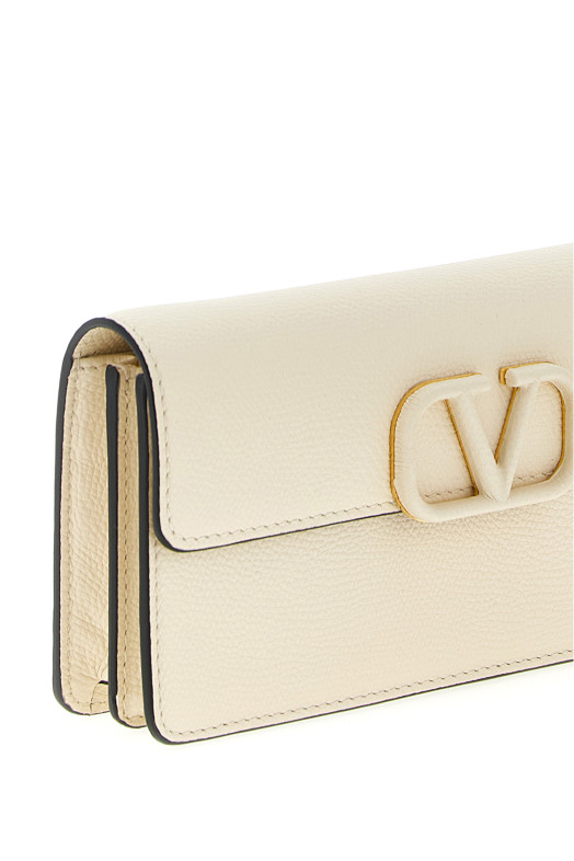 Кошелек на цепочке Valentino Garavani VLogo Signature White W0P0S93RQRI16