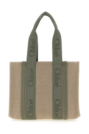 Medium 'Woody' shopping bag Green