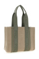 Medium 'Woody' shopping bag Green