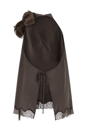 Блуза «01» коричнева 347426BROWN