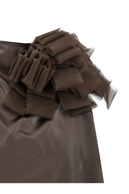 'Blouse 01' top Brown