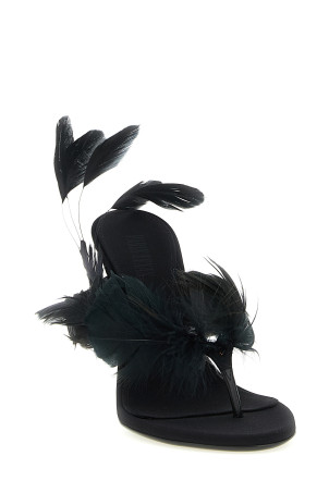 Мюлі «Lidia Feather Thong» Чорні PX1821XCRPFBLACK