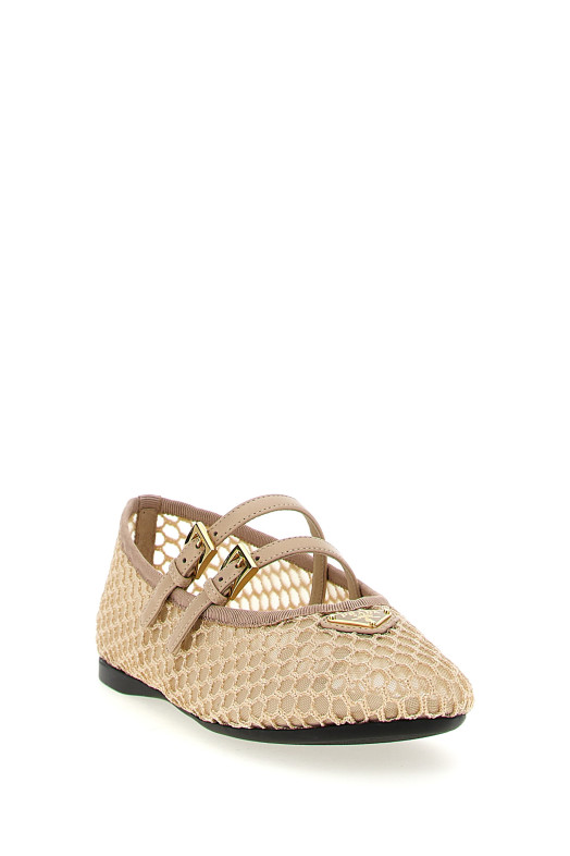 Double strap ballet flats Pink