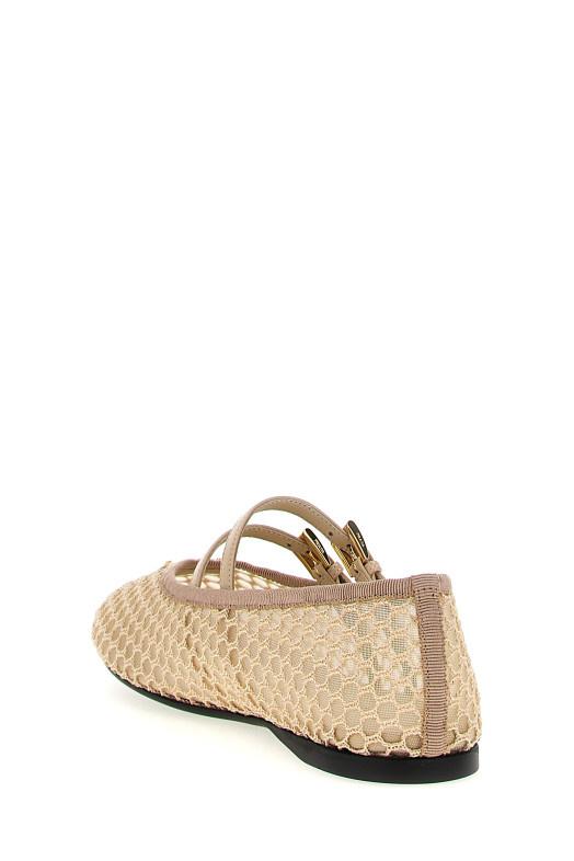 Double strap ballet flats Pink