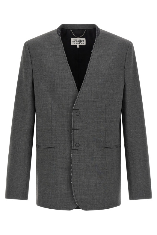 Wool blazer Gray