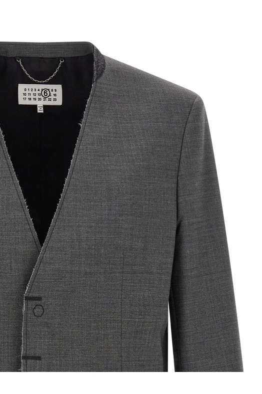 Wool blazer Gray