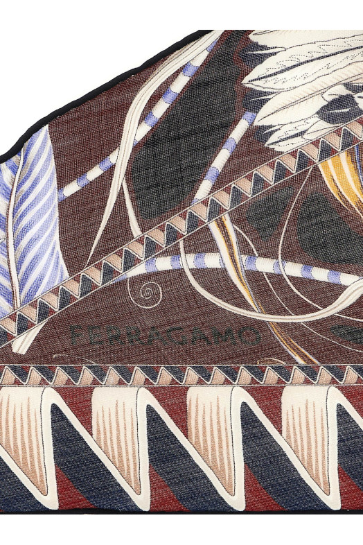 'Giada' rhombus bandeau Blue