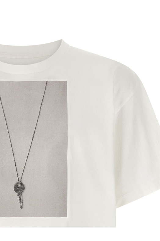 'chiave' print T-shirt White