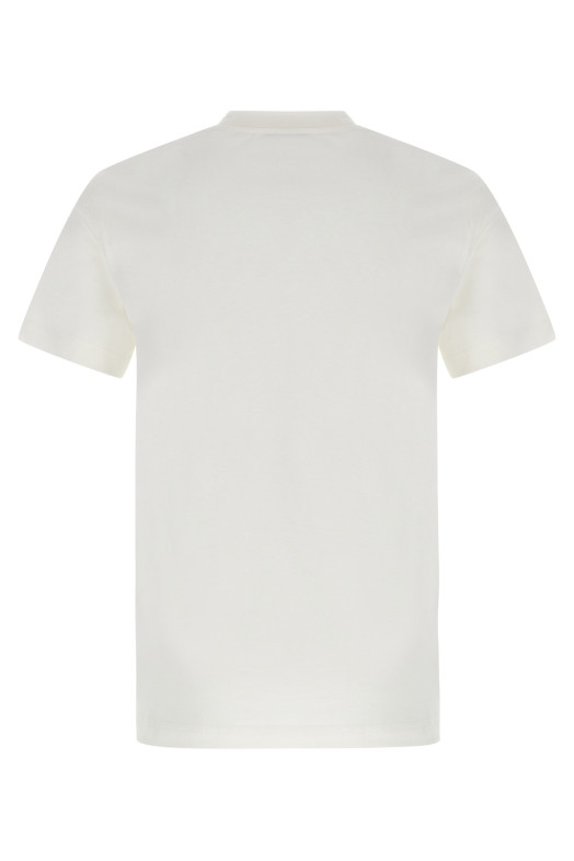 Burberry Check patch T-shirt White