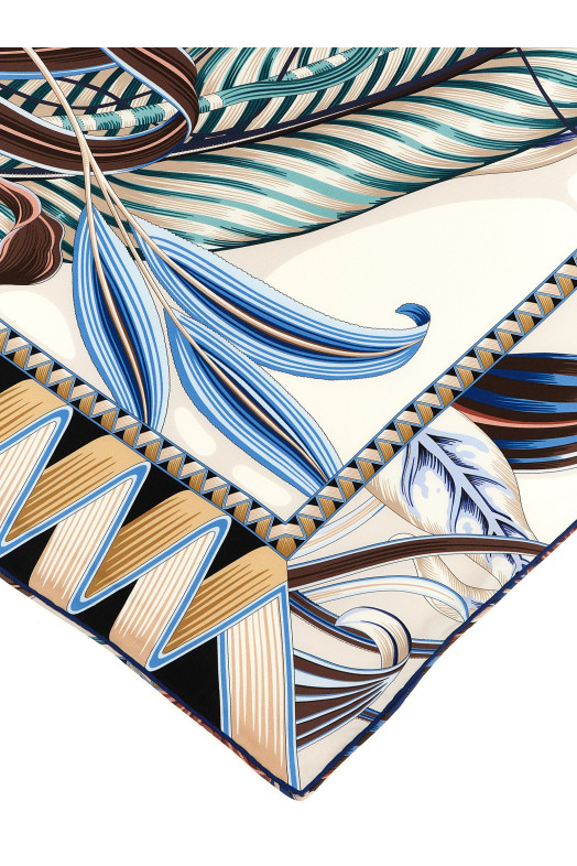 Треугольный шарф «Giada» Разноцветный 786871AVORIOBLUBEIGE