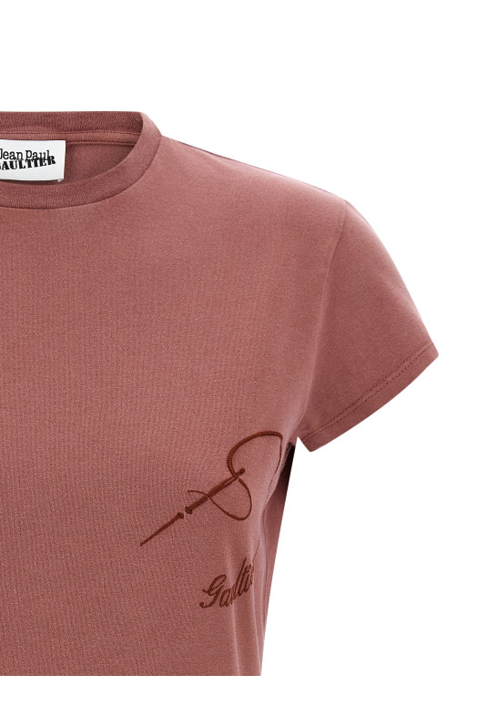 Футболка «The Needles Embroidered» бордо 2601WTO404J03228