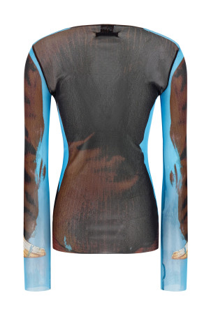 «Переиздание — теннисный костюм» топ Разноцветный 2601WTO458M027P90