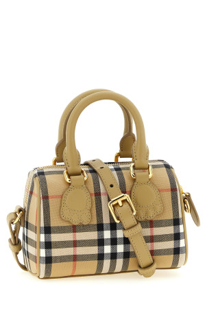 Mini bowling handbag Beige