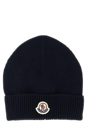 Logo patch beanie Blue