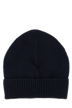 Logo patch beanie Blue