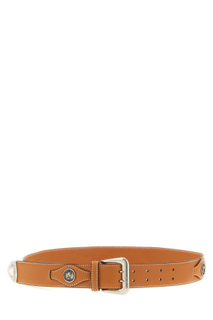 Logo coin belt Brown