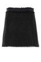 Черная твидовая мини-юбка VERSACE (10109151A06545)