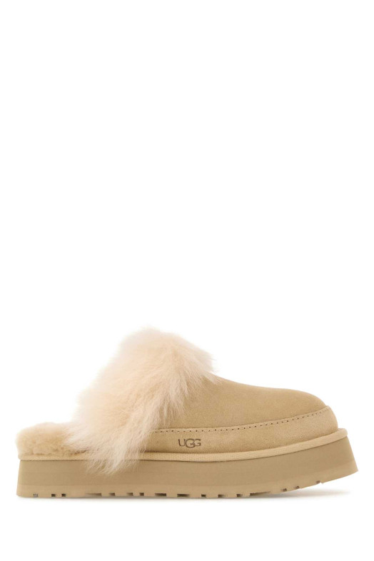Песочные замшевые тапочки Disquette UGG (1173930)