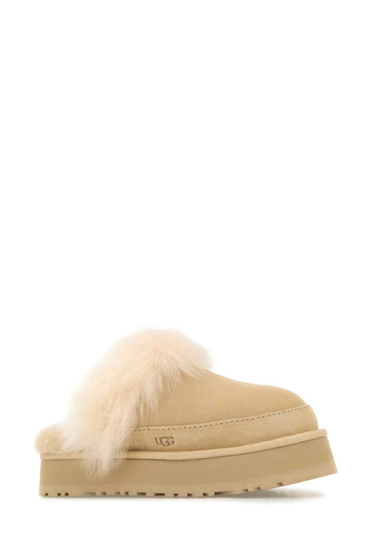 Песочные замшевые тапочки Disquette UGG (1173930)