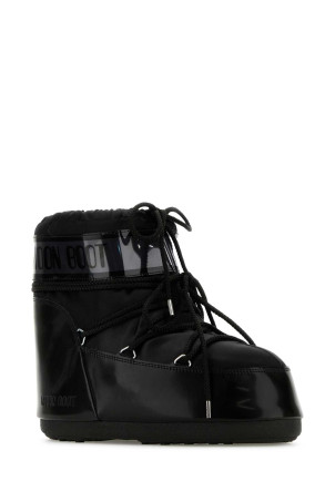 Black satin Icon Low ankle boots MOON BOOT (1409350)
